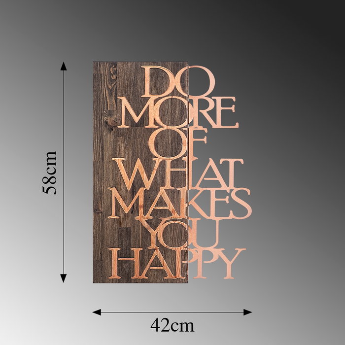 Wallity Do More Of What Makes You Happy - Copper